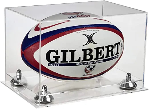 rugby display case for sale on Better Display Cases