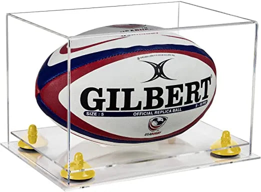 rugby display case for sale on Better Display Cases