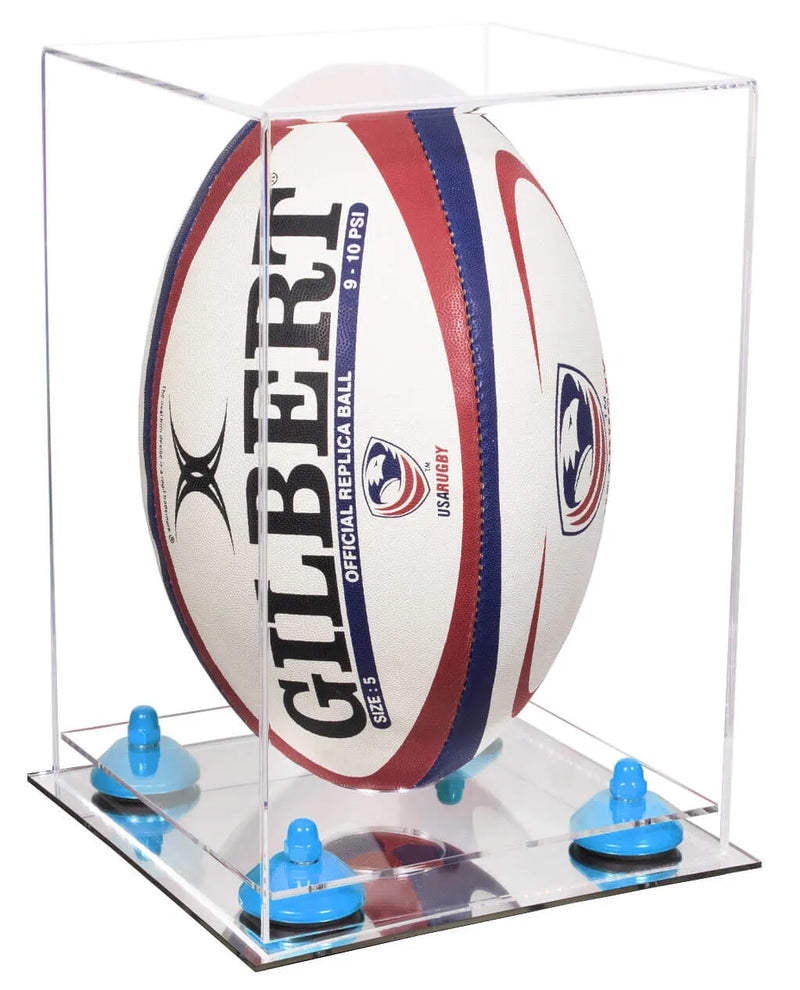 rugby ball display case for sale on Better Display Cases