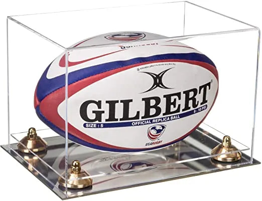 rugby display case for sale on Better Display Cases