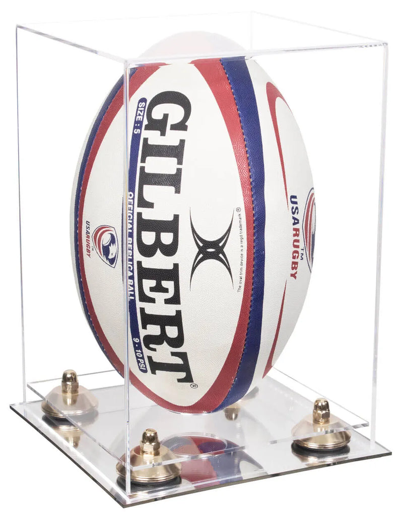 rugby ball display case for sale on Better Display Cases