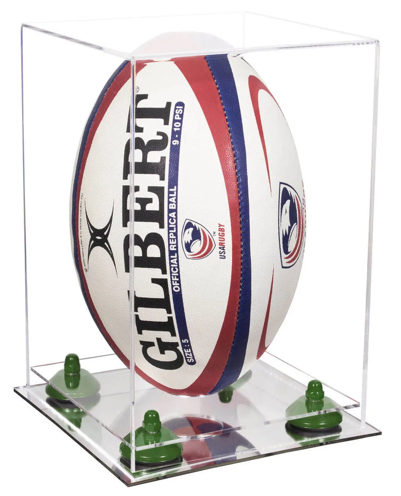 rugby ball display case for sale on Better Display Cases