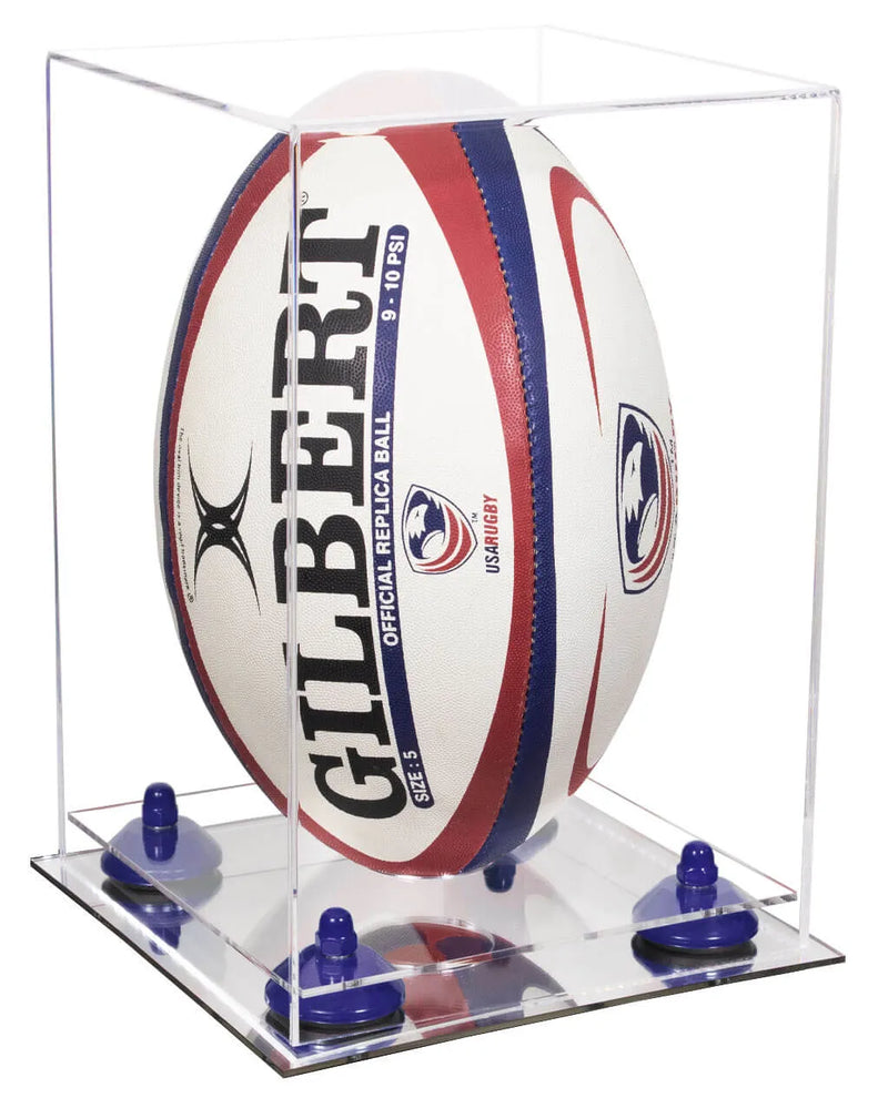 rugby ball display case for sale on Better Display Cases