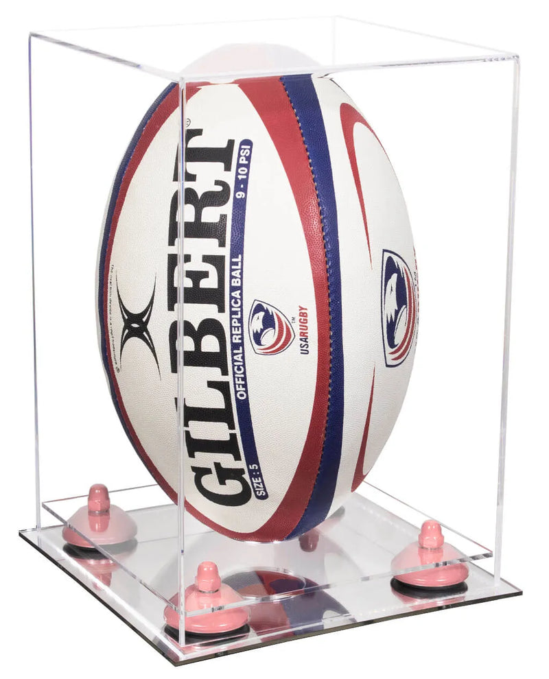 rugby ball display case for sale on Better Display Cases