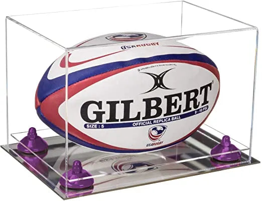 rugby display case for sale on Better Display Cases