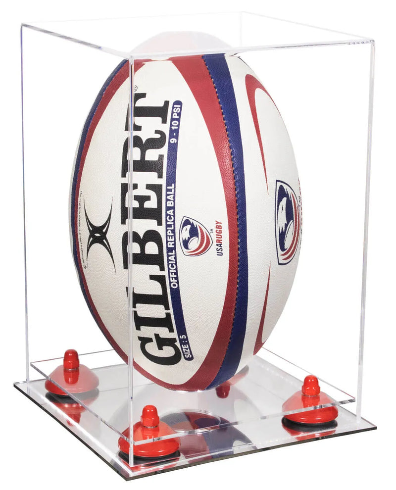 rugby display case for sale on Better Display Cases