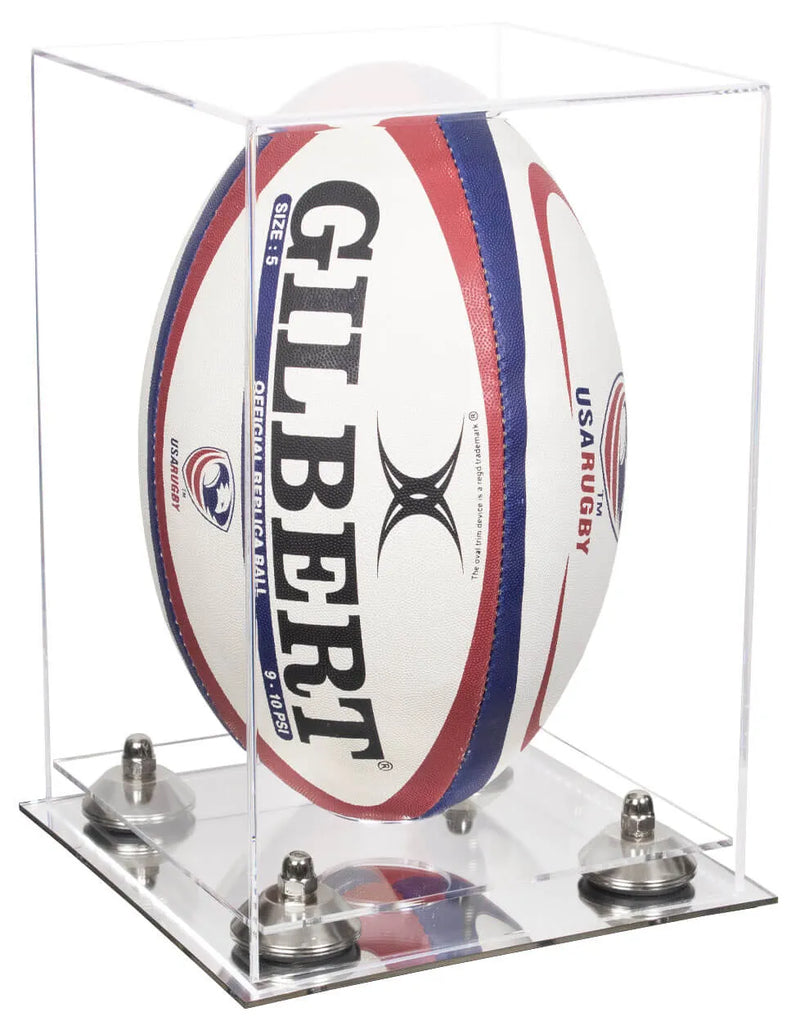 rugby ball display case for sale on Better Display Cases