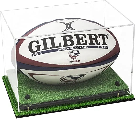 rugby ball display case for sale on Better Display Cases