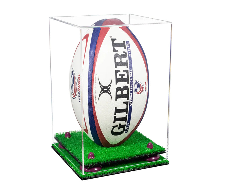 full size football rugby case for sale on Better Display Cases