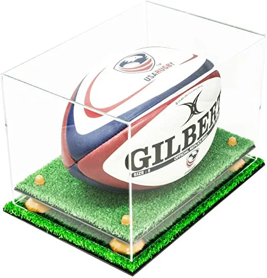 full size football rugby case for sale on Better Display Cases