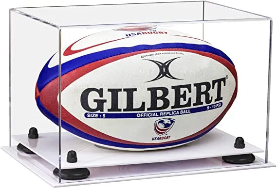 rugby ball display case for sale on Better Display Cases