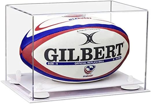 full size football rugby case for sale on Better Display Cases