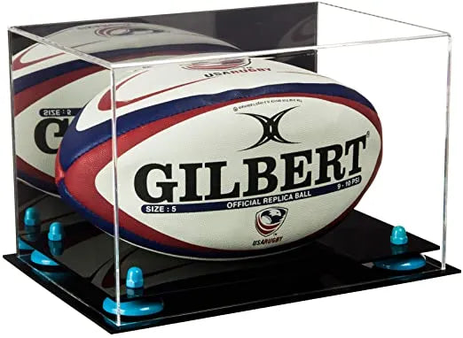 rugby ball display case for sale on Better Display Cases