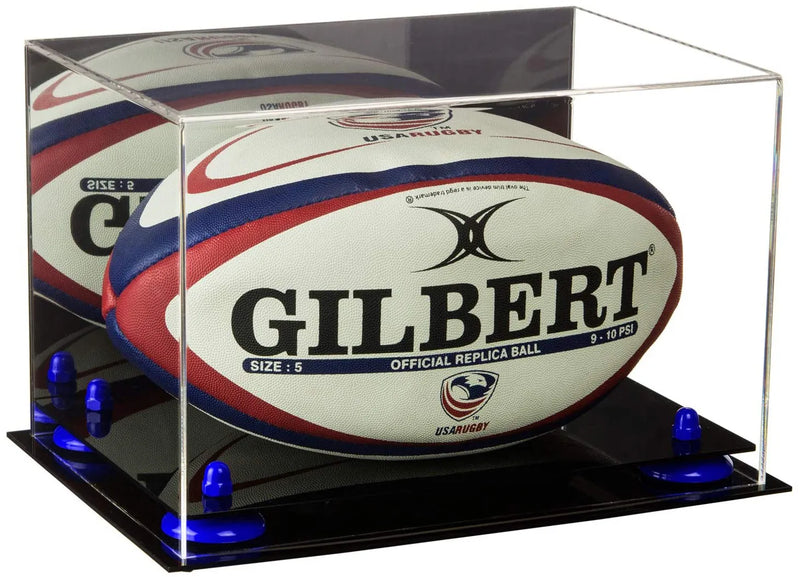 rugby ball display case for sale on Better Display Cases