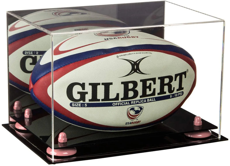 rugby ball display case for sale on Better Display Cases