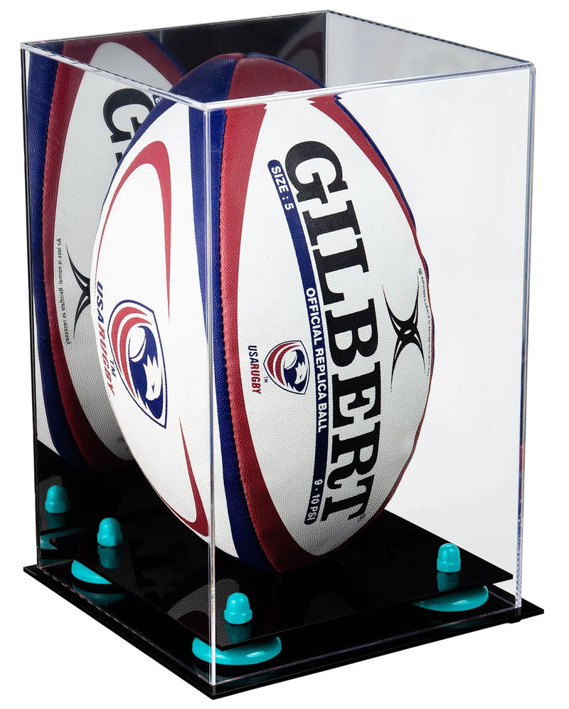 rugby ball display case for sale on Better Display Cases