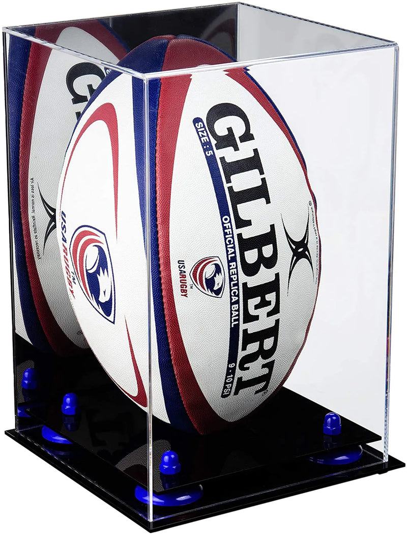 rugby ball display case for sale on Better Display Cases