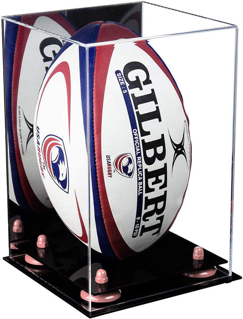 rugby ball display case for sale on Better Display Cases