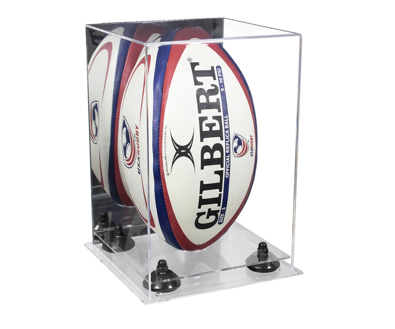 rugby ball display case for sale on Better Display Cases