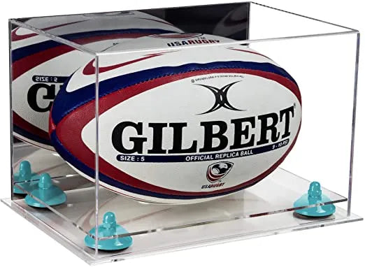 rugby ball display case for sale on Better Display Cases