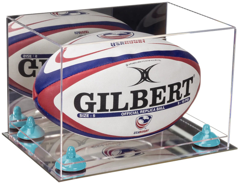 full size football rugby case for sale on Better Display Cases