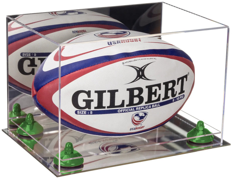 full size football rugby case for sale on Better Display Cases