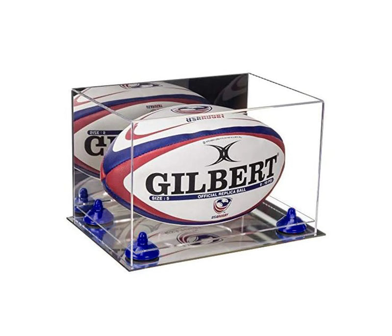 full size football rugby case for sale on Better Display Cases