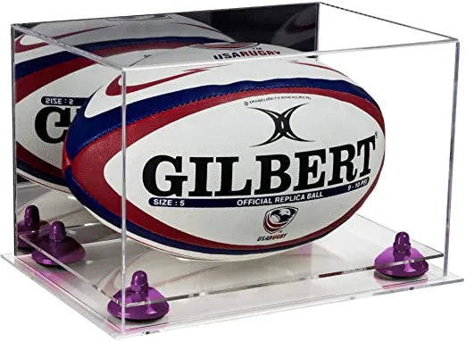 rugby display case for sale on Better Display Cases