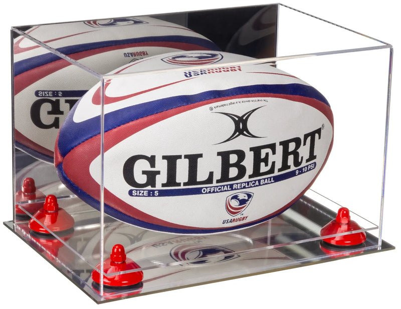 full size football rugby case for sale on Better Display Cases