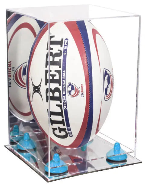 rugby ball display case for sale on Better Display Cases