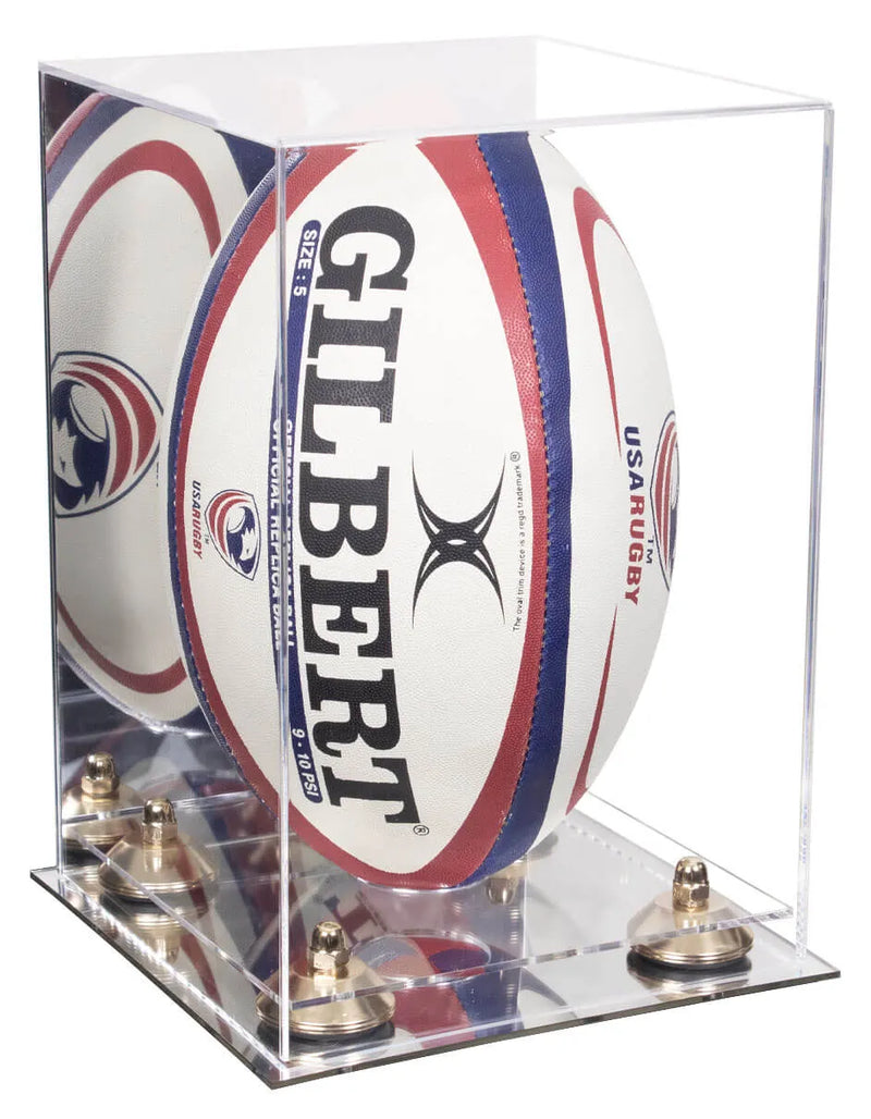 rugby ball display case for sale on Better Display Cases