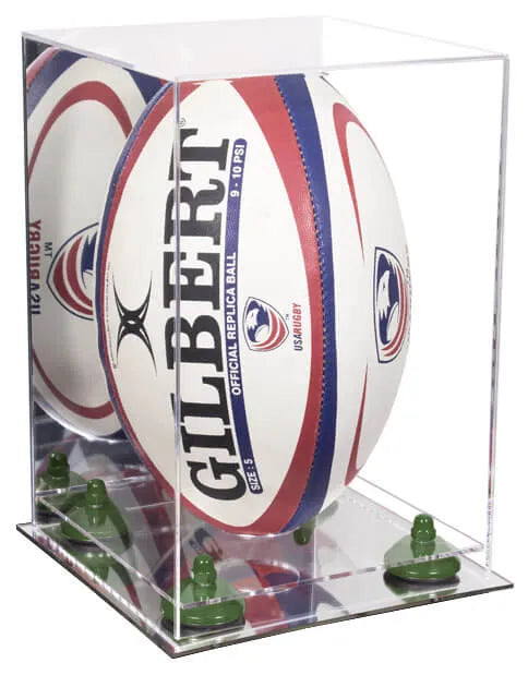 rugby ball display case for sale on Better Display Cases