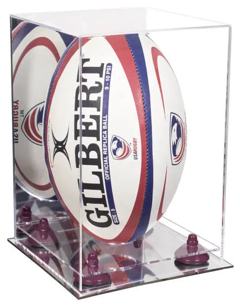 rugby display case for sale on Better Display Cases