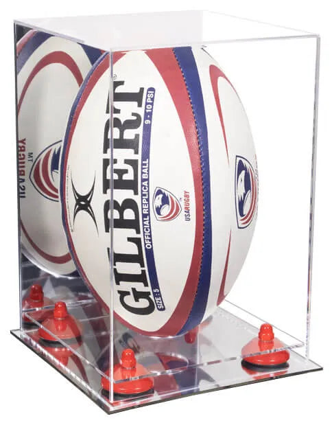 rugby display case for sale on Better Display Cases