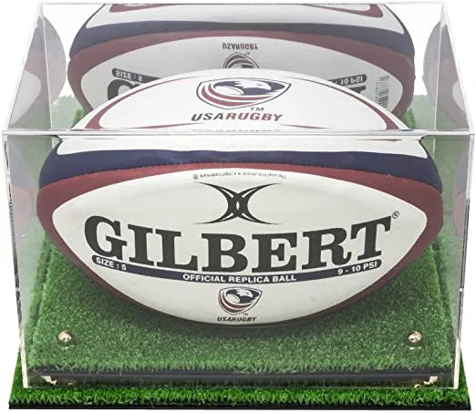 rugby display case for sale on Better Display Cases