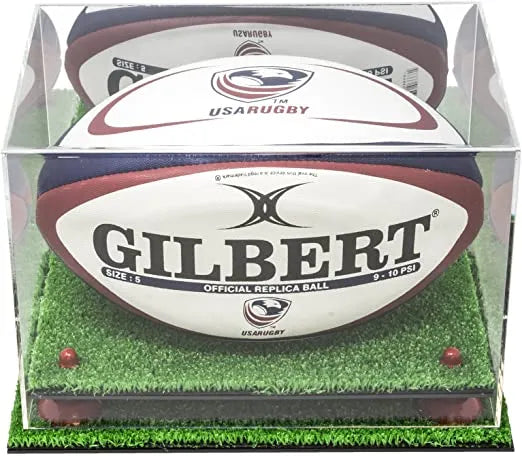 rugby display case for sale on Better Display Cases