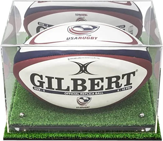 rugby display case for sale on Better Display Cases