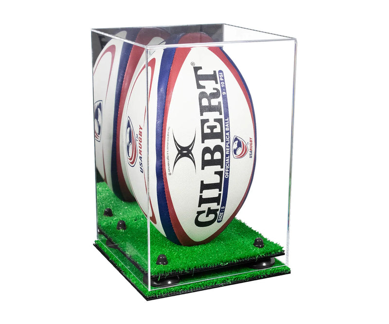 rugby ball display case for sale on Better Display Cases