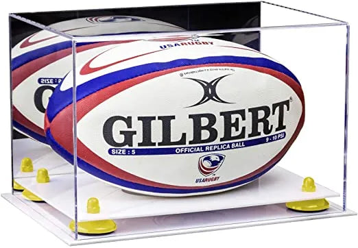 full size football rugby case for sale on Better Display Cases