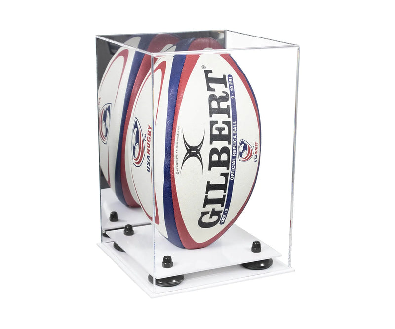 rugby ball display case for sale on Better Display Cases