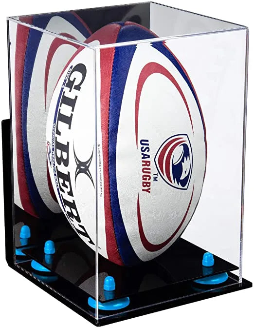 rugby ball display case for sale on Better Display Cases