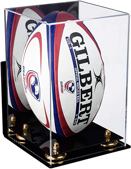 rugby ball display case for sale on Better Display Cases