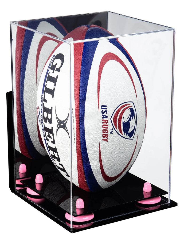 rugby ball display case for sale on Better Display Cases