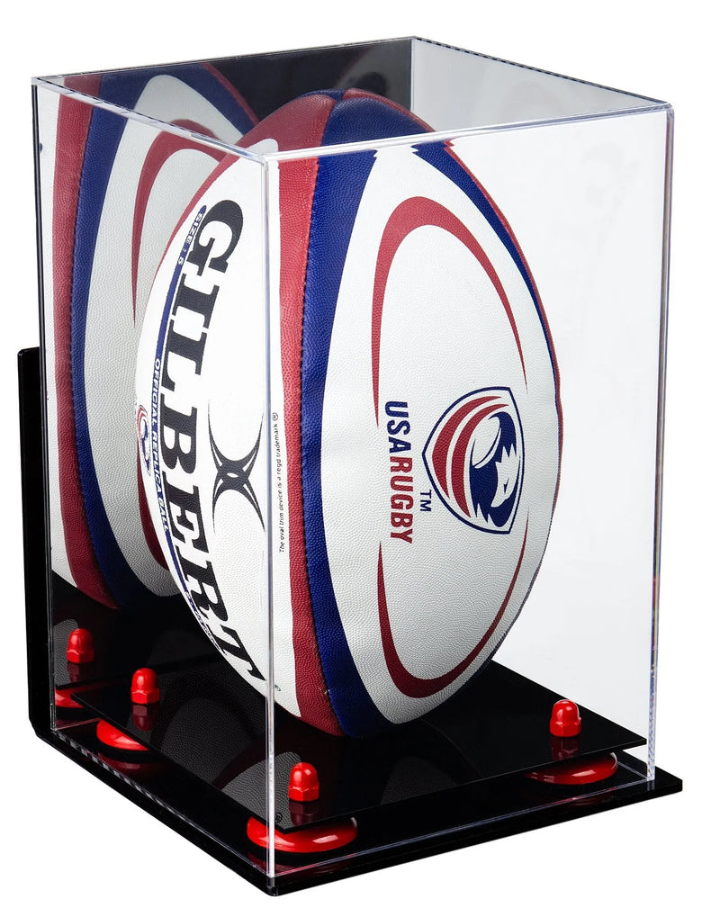 rugby ball display case for sale on Better Display Cases