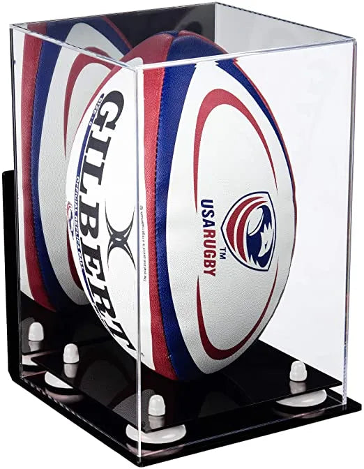 rugby ball display case for sale on Better Display Cases