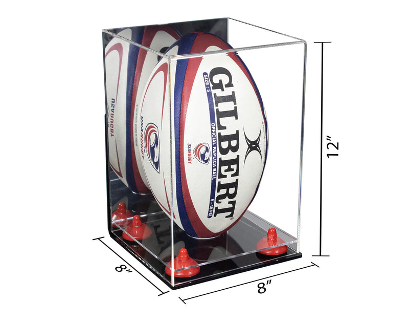 full size football rugby case for sale on Better Display Cases