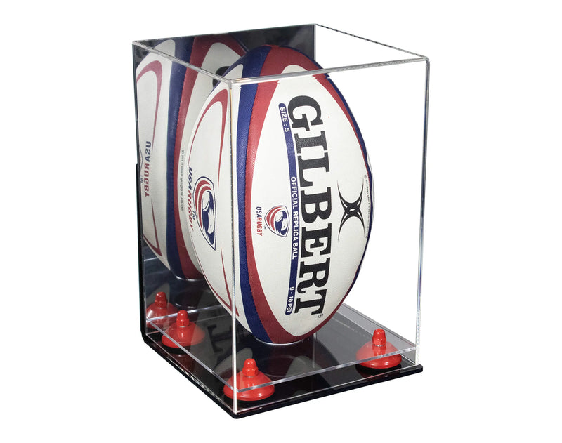 full size football rugby case for sale on Better Display Cases