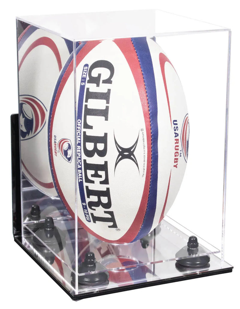 rugby ball display case for sale on Better Display Cases