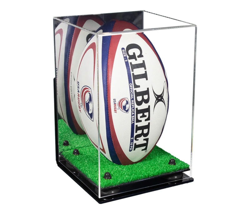 rugby ball display case for sale on Better Display Cases