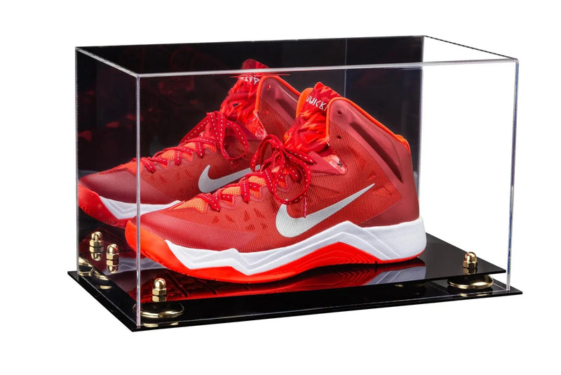 single shoe display case for football, soccer, basketball for sale on Better Display Cases